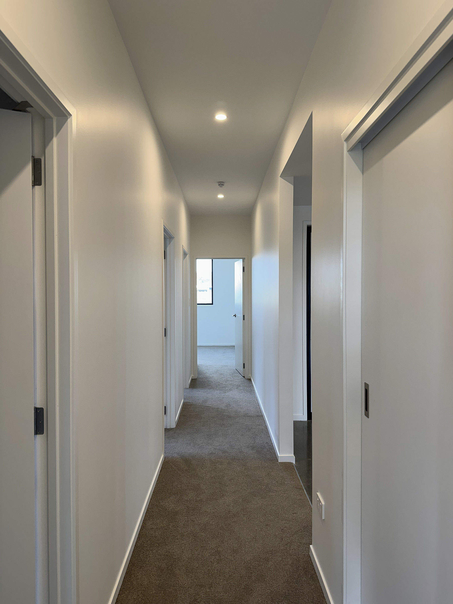 Finished hallway in House 44
